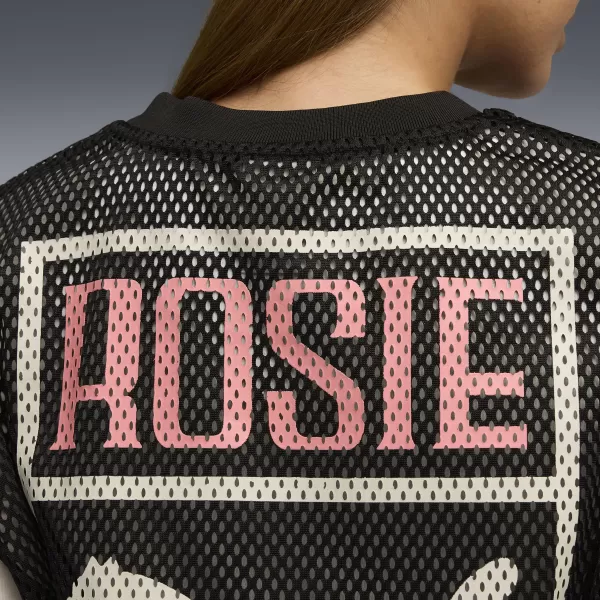  Vrchná časť PUMA X ROSÉ RELAXED MESH TOP 63380401 PUMA BLACK 