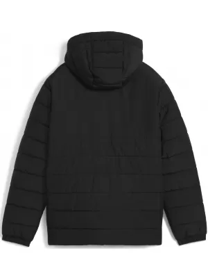 Sako PUMA TEAMADDITIONS HOODED PADDED JACKET JR 65973803 PUMA BLACK/PUMA SILVER