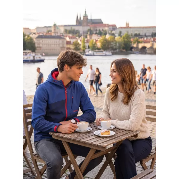  Pánska bunda so softshell ALTISPORT GAN MODRÝ 