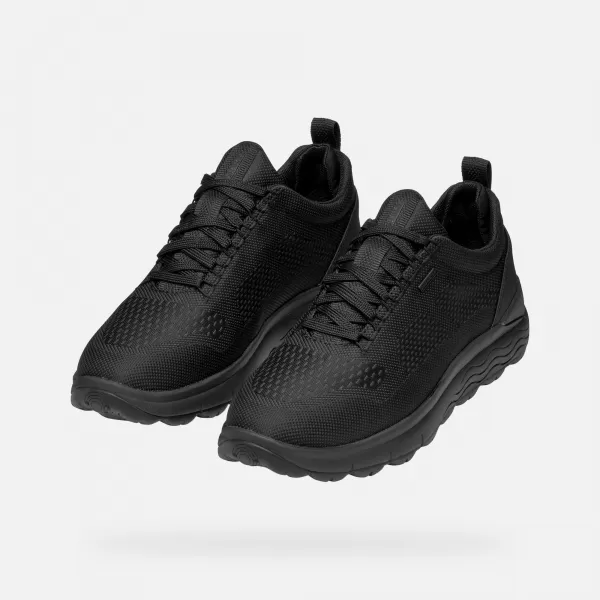  Pánske tenisky GEOX SPHERICA 4X4 ABX G006488 ČIERNA 
