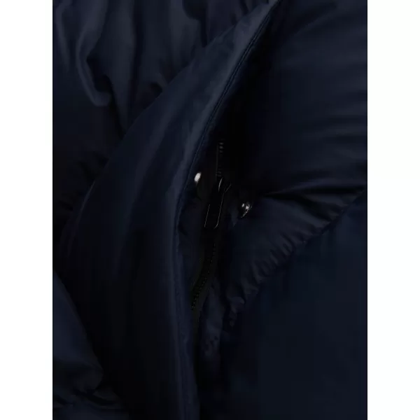  Pánska bunda OMBRE OM-JAHP-0238 NÁMORNÍCKA MODRÁ 