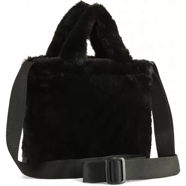  Dámska taška PUMA UP FAUX FUR MINI SHOPPER BAG 09171301 PUMA BLACK 