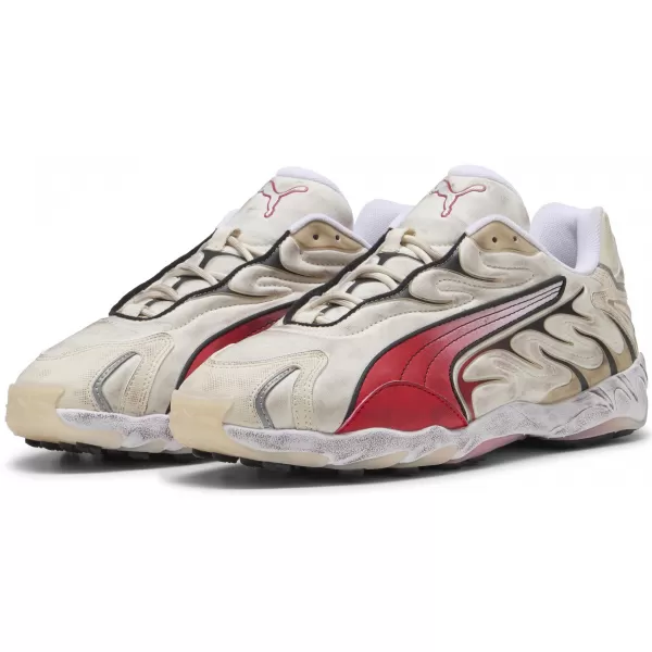  Pánske topánky PUMA INHALE DISTRESSED 40453202 ALPINE SNOW/NA CELÚ DOBU ČERVENÁ 