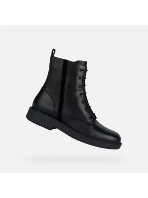 Dámske členkové čižmy GEOX SPHERICA EC1 G004200 ČIERNA