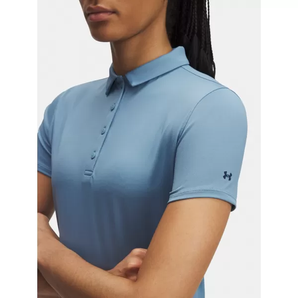  Dámske tričko UNDER ARMOUR UA PLAYOFF SS POLO 1383612-418 MODRÁ 