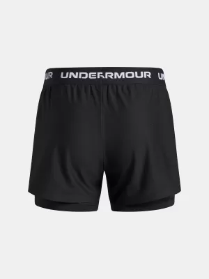 Dievčenské šortky UNDER ARMOUR UA TECH PLAY UP 2N1 SHORT 6004985-005 ČIERNA