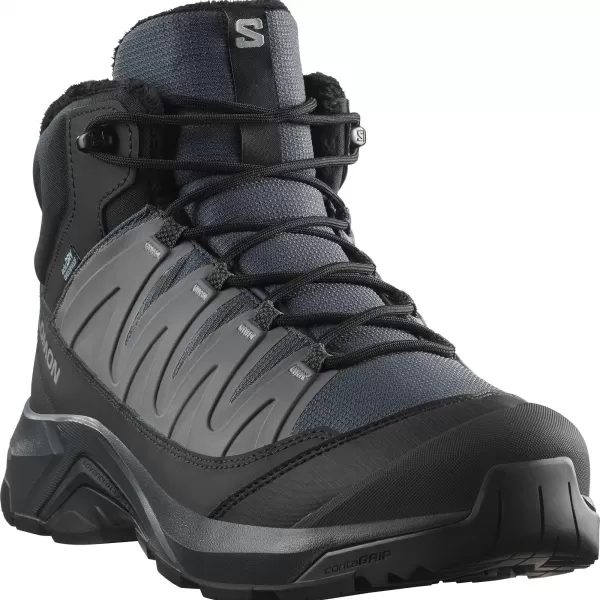  Pánske topánky SALOMON X-ADVENTURE COLDRUSH WATERPROOF ASFALT/ČIERNA/ZLIATINA 