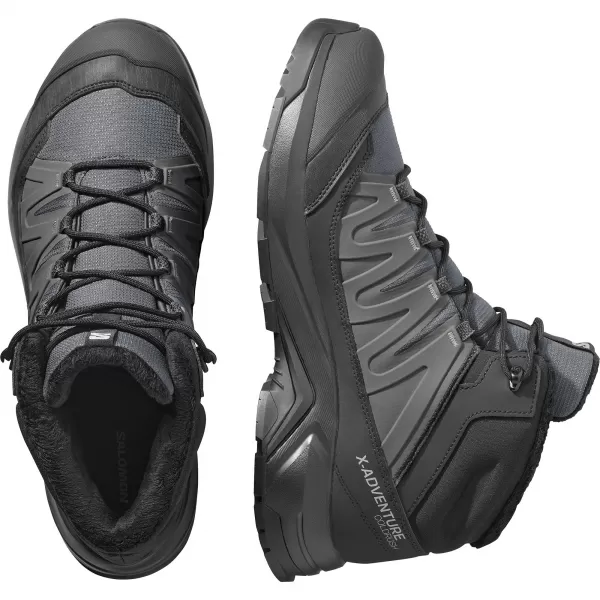  Pánske topánky SALOMON X-ADVENTURE COLDRUSH WATERPROOF ASFALT/ČIERNA/ZLIATINA 