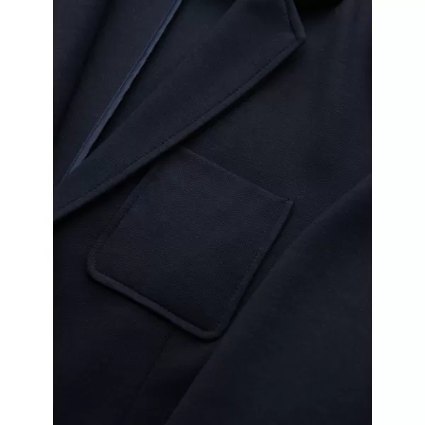  Pánska bunda OMBRE OM-BLZB-0101 NÁMORNÍCKA MODRÁ 