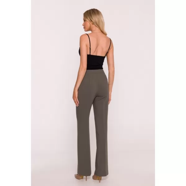  Dámske nohavice STYLOVE S418 KAKI 