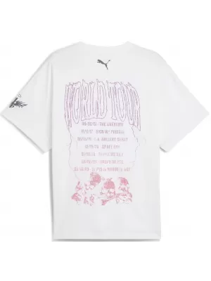 Tričko PUMA MELO WORLD TOUR-NAMENT TEE I 63237201 PUMOVÁ BIELA