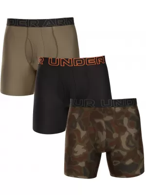 Pánske boxerky UNDER ARMOUR M UA PERF TECH (3KS) 1383879-392 ČIERNA SO SOLÁRNYM ORANOM
