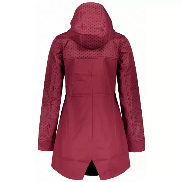  Dámska bunda softshell ALTISPORT GEMEE BURGUNDSKO 