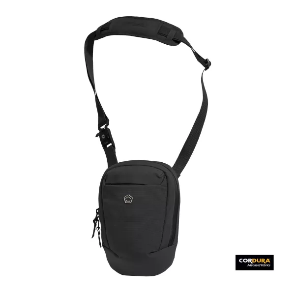  Bývanie PENTAGON CONSUL VERTICAL SLING POUCH K16114 ČIERNA 