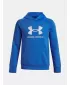 Chlapčenská mikina UNDER ARMOUR UA RIVAL FLEECE BL HOODIE 1379791-402 MODRÁ