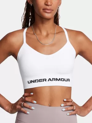 Dámska podprsenka UNDER ARMOUR VANISH SEAMLESS LOW BRA 1384417-100 BIELA