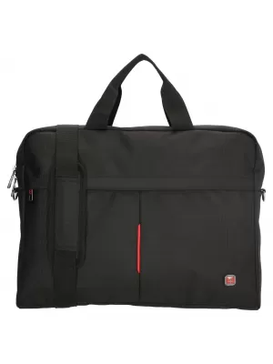 Taška ENRICO BENETTI CORNELL 17 NOTEBOOK BAG ČIERNA