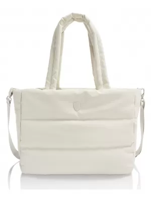 Taška HEYS PUFFER TOTE BAG OFF WHITE