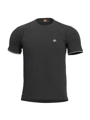 tričko PENTAGON LEVANTES CREWNECK STRIPES K09026 ČIERNA
