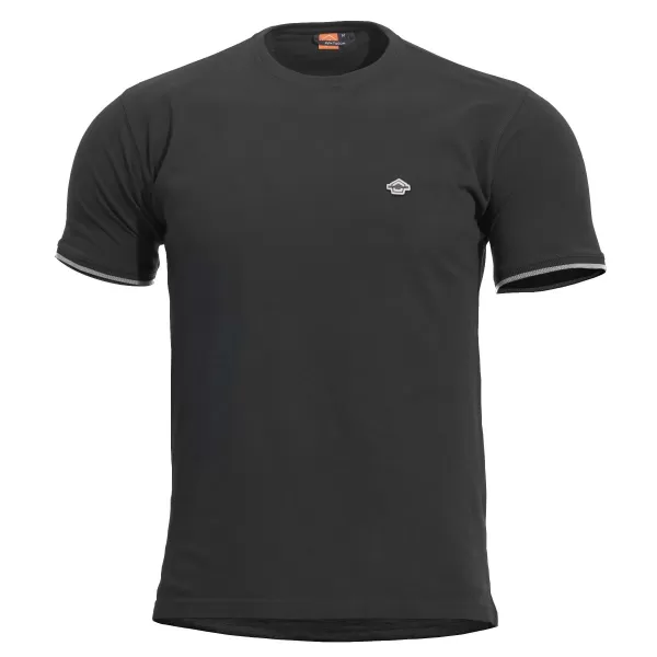  tričko PENTAGON LEVANTES CREWNECK STRIPES K09026 ČIERNA 