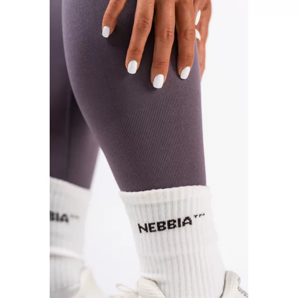  Extra Push-Up legíny s vysokým pásom FLOW SEAMLESS 496 TMAVO SIVÁ Nebbia 