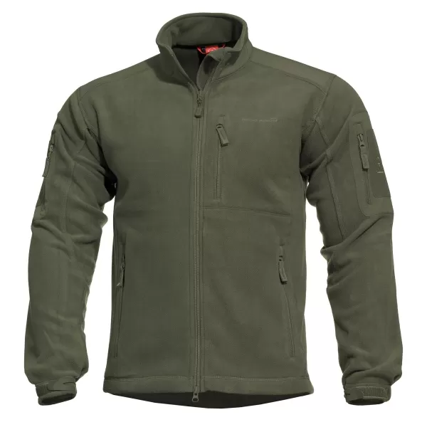  Fleecová mikina PENTAGON PERSEUS 2.0 FLEECE JACKET K08025 OLIVOVO ZELENÁ 