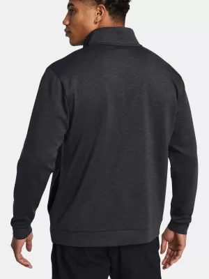 Pánska mikina UNDER ARMOUR UA DRIVE MIDLAYER PULLOVER 1387124-001 ČIERNA