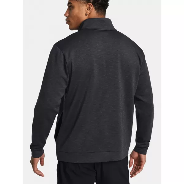  Pánska mikina UNDER ARMOUR UA DRIVE MIDLAYER PULLOVER 1387124-001 ČIERNA 