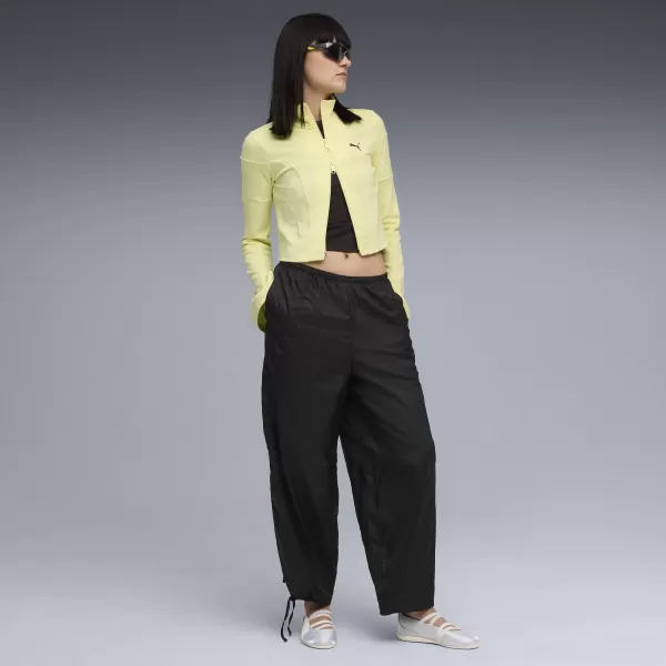  Dámska bunda PUMA DARE TO SLIM CROPPED TRACK JACKET 63214635 ZLATÝ MESIAC 