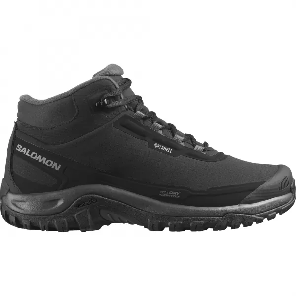  Pánske topánky SALOMON SHELTER WATERPROOF ČIERNA/ASFALT/HRAD 