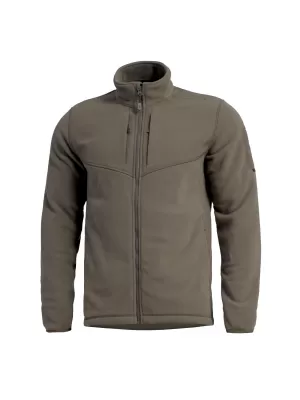 Mikina PENTAGON GRAMMOS POLARTEC RECYCLED MICRO FLEECE 200 K08066 HNEDÁ ŠEDÁ