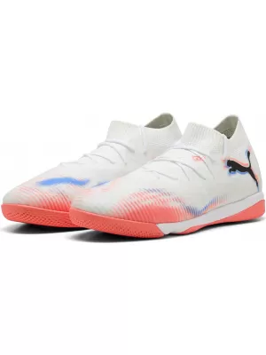 Topánky PUMA FUTURE 8 MATCH IT 10859801 WHITE/ BIELA/PUMA ČIERNA/ŽIARIACA ČERVENÁ