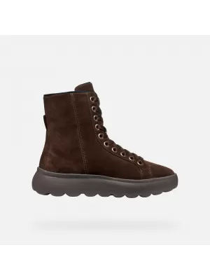 Dámske topánky GEOX SPHERICA EC4.1 G009293 TMAVO HNEDÁ