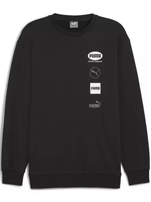 Pánska mikina PUMA POWER GRAPHIC CREW 68275101 PUMA BLACK