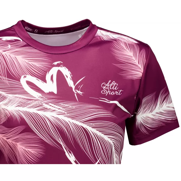  Dámsky prémiový crop top ALTISPORT VOJ/ALW001TR07 FUCHSIOVÁ FUCHSIOVÁ 