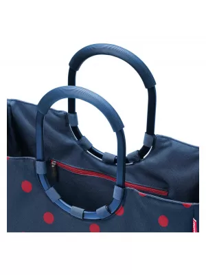 Kabelka REISENTHEL LOOPSHOPPER L FRAME ZMIEŠANÉ BODKY ČERVENÉ