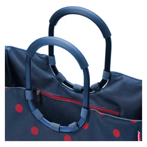  Kabelka REISENTHEL LOOPSHOPPER L FRAME ZMIEŠANÉ BODKY ČERVENÉ 