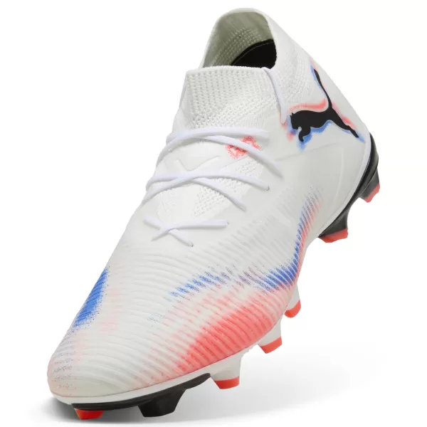  Pánske topánky PUMA FUTURE 8 MATCH FG/AG 10859301 WHITE/ BIELA/PUMA ČIERNA/ŽIARIACA ČERVENÁ 