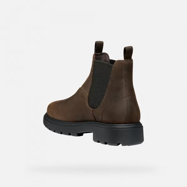  Pánske topánky GEOX SPHERICA EC7 G011185 TMAVO HNEDÁ 