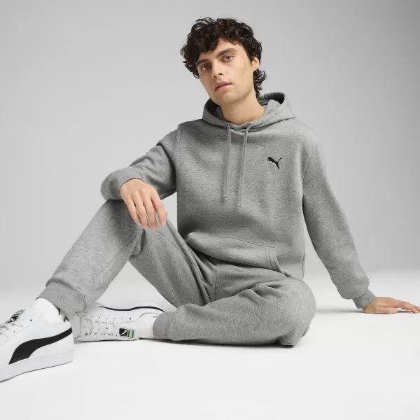  Pánska mikina PUMA ESS HOODIE FL 68257803 STREDNE SIVÝ VRES 