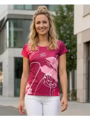 Dámska voľnočasová košeľa premium ALTISPORT VOJ/ALW120TR06 FUCHSIOVÁ