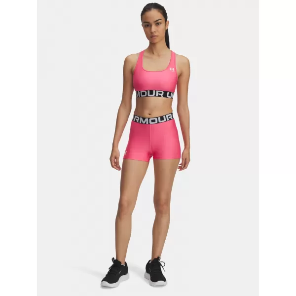 Dámske šortky UNDER ARMOUR UA HG SHORTY 1383629-672 RUŽOVÁ 