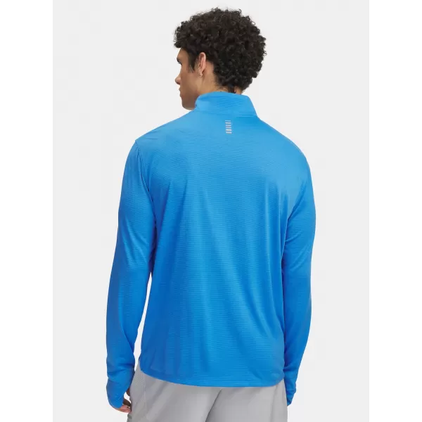  Pánske tričko UNDER ARMOUR UA LAUNCH 1/4 ZIP 6005542-402 MODRÁ 
