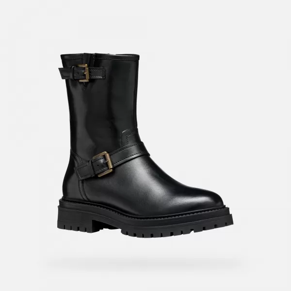  Dámske topánky GEOX IRIDEA G009625 ČIERNA 
