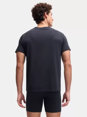 Pánske tričko UNDER ARMOUR M UA PERF COTTON CREW NECK-2PK 6007621-001 ČIERNA