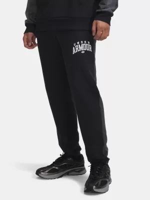 Pánske športové nohavice UNDER ARMOUR UA RIVAL FLC CB PANTS 6003954-001 ČIERNA