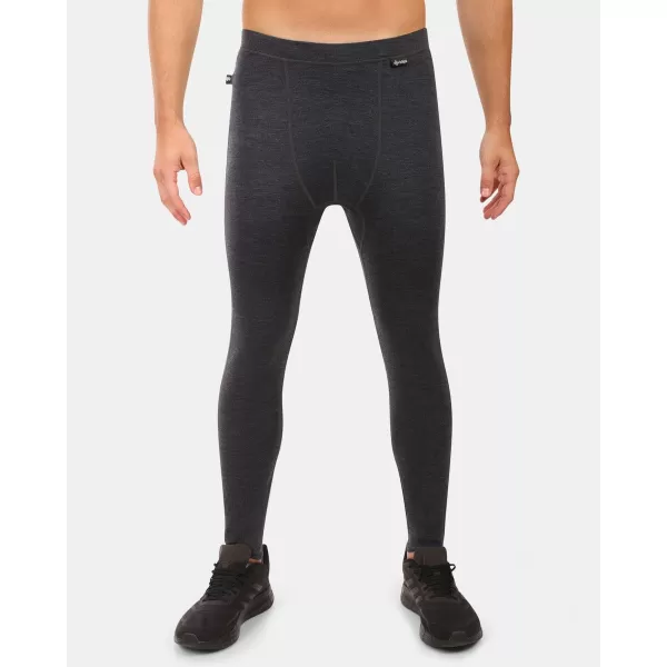  Pánske termo nohavice KILPI MAVORA BOTTOM-M ZM0505KI ČIERNA 