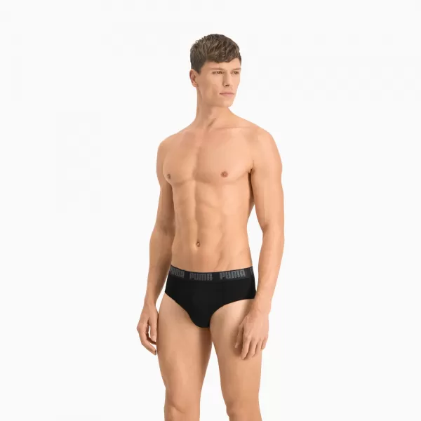 Mužské nohavičky PUMA BASIC BRIEF 2P 88910006 ČIERNA/ČIERNA 