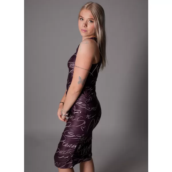  Dámske prémiové šaty ALTISPORT VOJ/ALW084SAT03 HNEDÁ 