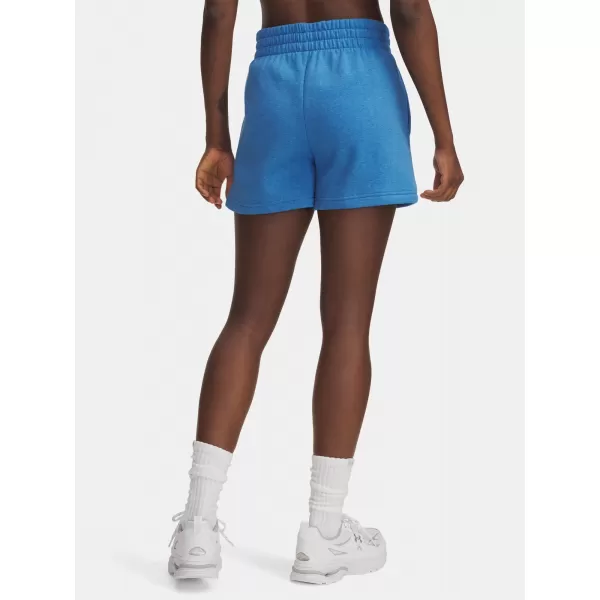  Dámske šortky UNDER ARMOUR RIVAL FLEECE SHORT 1382723-402 MODRÁ 